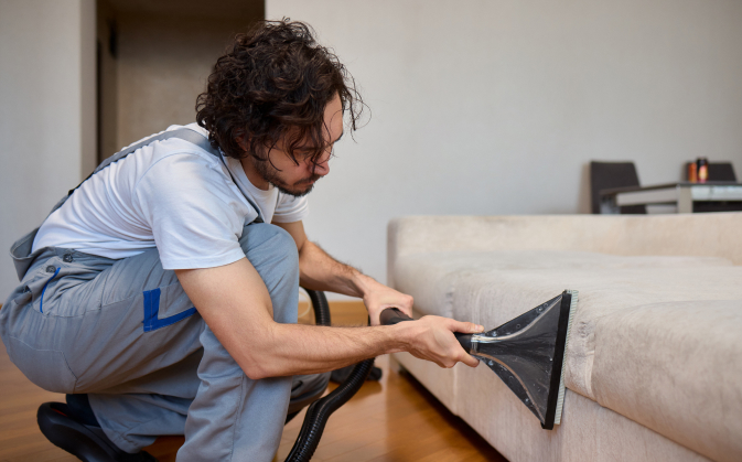 Furniture upholstery and restoration workshop